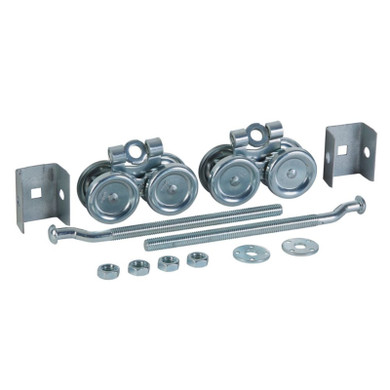 National Hardware 9" Bolt Zinc Plated Box Rail Hanger - 2 pk