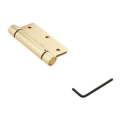 National Hardware Brass Spring Hinges - 3-1/2"