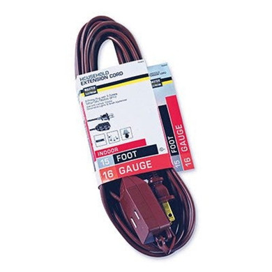 Master Electrician 16/2 Spt-2 Brown Extension Cord - 15'