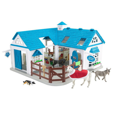 Breyer Deluxe Animal Hospital With 6 Featured Animals