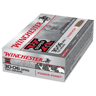 Super X 20 Round 30-06 Springfield Ammo - 150GR