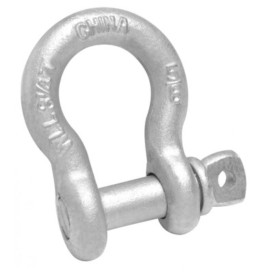 Campbell Galvanized Screw Pin Anchor Shackle - 1/4"