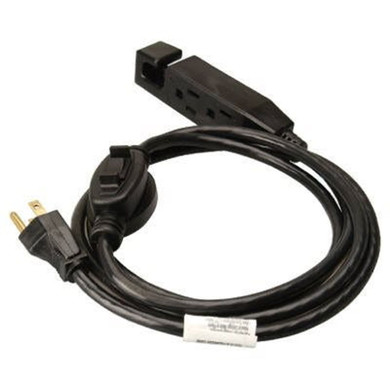 Master Electrician 16/3 Sjtw Black Extension Cord - 6'