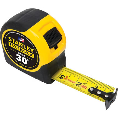Stanely Fatmax Classic Tape Measure - 1-1/4" X 30'