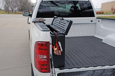 Dee Zee Poly Plastic Wheel Well Tool Box - Black