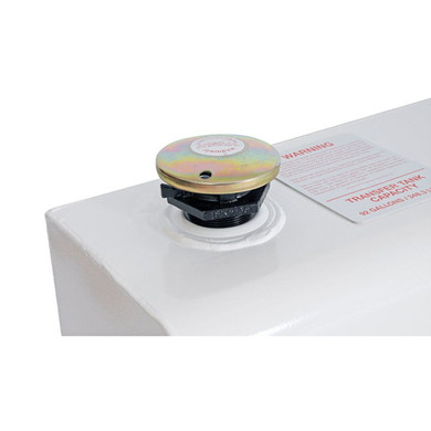 Dee Zee White Steel Long Rectangle Transfer Tank - 39 gal