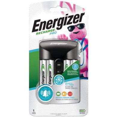 Energizer Rechargeable Pro Charger with 4 AA Batteries