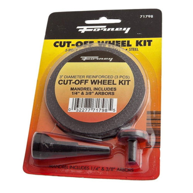 Forney Cut-off Wheel Kit - 3"