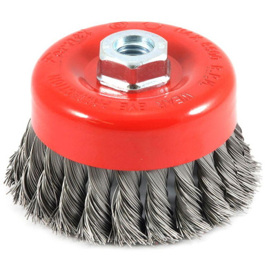 Forney Knotted Wire Cup Brush - 4"