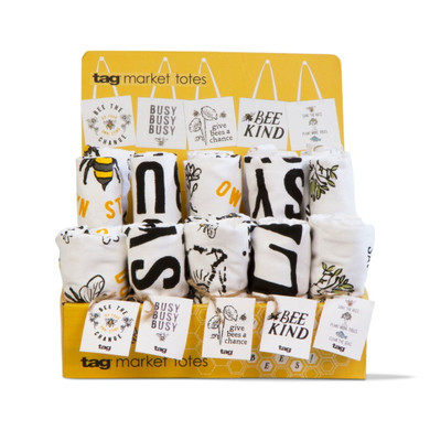 Tag Assortment Bee The Change Tote Bag