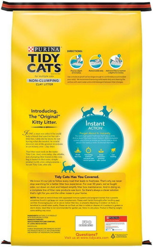 Purina Tidy Cats Instant Action Non-Clumping Cat Litter - 40 lb