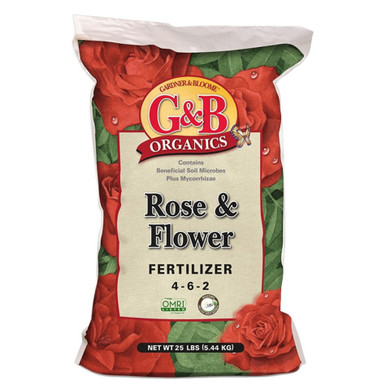 G&B Organics 4-6-2 Rose & Flower Fertilizer