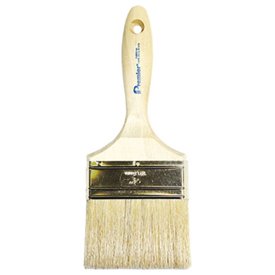 Premier Paint Roller Farm Home Ranch 100% White Bristle Stain Brush - 4"
