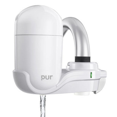 Pur Classic Faucet Mount Water Filtration System - White