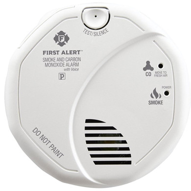 First Alert Hardwired Talking Photoelectric Smoke And Carbon Monoxide Alarm - 120vac/dc