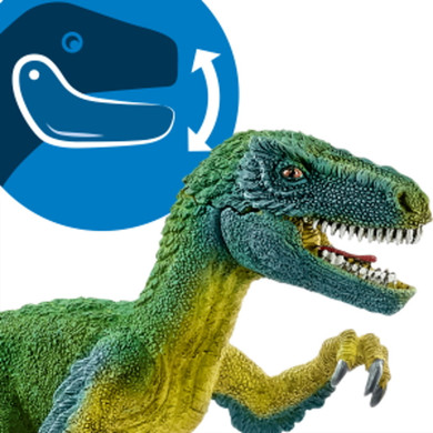 Schleich Velociraptor Figurine - 7-1/8" X 2-1/2" X 4.06"