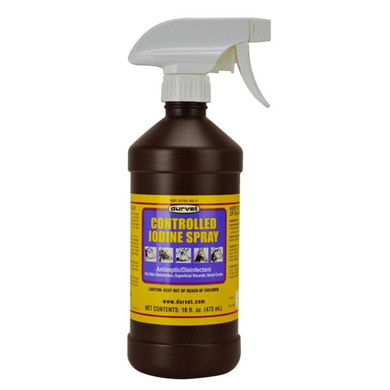 Durvet Controlled Iodine Spray - 16 oz