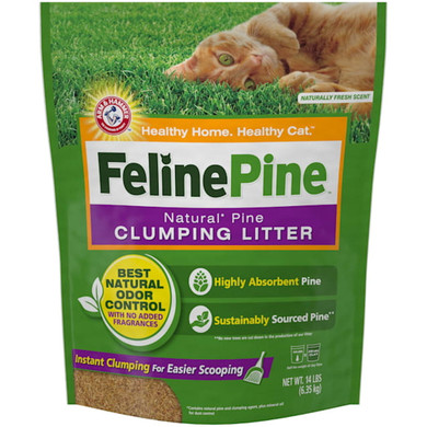 Feline Pine Natural Clumping Cat Litter - 14 lb