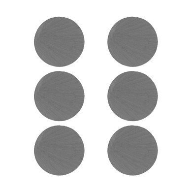 Magnet Source Ceramic Dics Magnet - Charcoal Gray - 6 pk