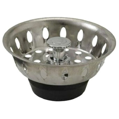 Master Plumber Basket Sink Strainer - Stainless Steel