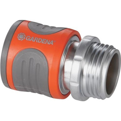 Gardena Premium Metal Hose End Connector - 5/8" X 1/2"