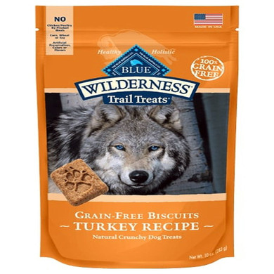 Blue Wilderness Trail Treats Turkey Biscuits - 10 oz