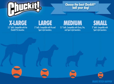Chuckit Medium Fetch Medley - 3 pk