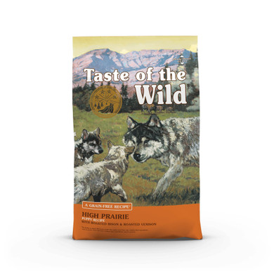 Taste of the Wild High Prairie Recipe with Roasted Bison & Venison Dry Puppy Food - 5 lb