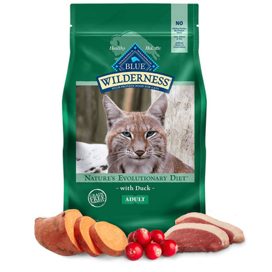 Blue Buffalo Wilderness Duck Recipe Grain-free Dry Cat Food - 11 lb