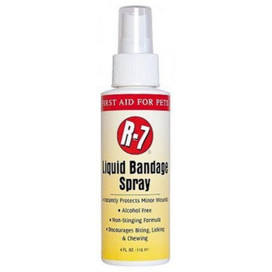 Gimborn R-7 First Aid Liquid Bandage Spray For Dogs - 4 Oz