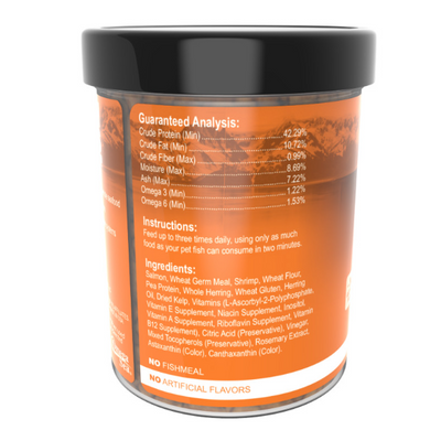 Omega One Catfish Sinking Pellet with Shrimp Fish Food - 2.15 oz