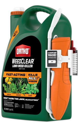 Ortho Weedclear Lawn Weed Killer Ready to Use with Comfort Wand - 1.1 gal