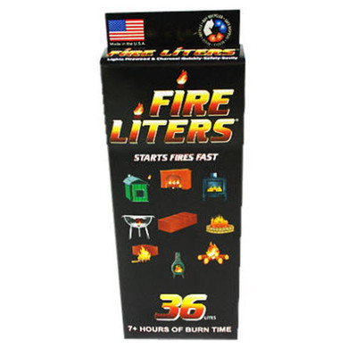 Fire Liters Wood Fiber Fire Starter - 36 pk
