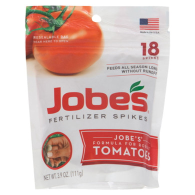 Jobe's 6-18-6 Tomato Fertilizer Spikes - 18 pcs