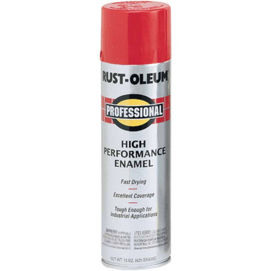 Rust-oleum Professional High Performance Safety Red Enamel Spray Paint - 15 oz