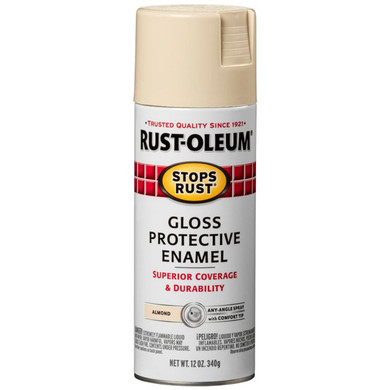 Rust-oleum Stops Rust Protective Enamel Spray Paint - Gloss Almond