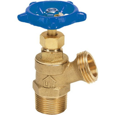 Homewerks Brass Heavy Duty Boiler Drain - 1/2"