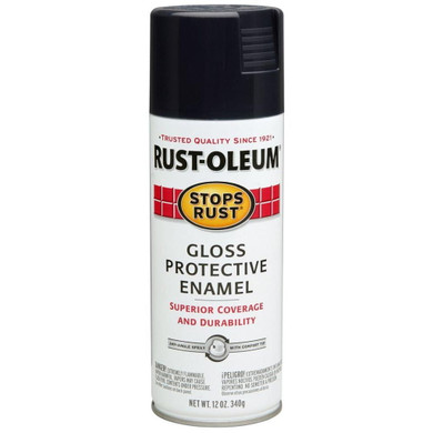 Rust-oleum Stops Rust Protective Enamel Spray Paint - Gloss Black