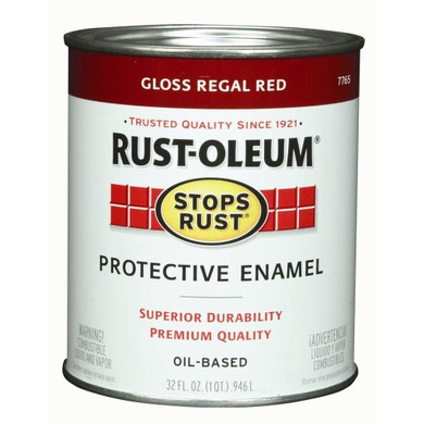 Rust-oleum Stops Rust Protective Enamel Brush-on Paint - Gloss Regal Red