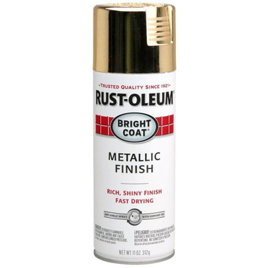 Rust-oleum Stops Rust Gold Bright Coat Metallic Finish Spray Paint - 11 oz