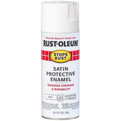 Rust-oleum Stops Rust Protective Enamel Spray Paint - Satin White