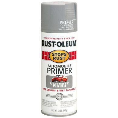 Rust-oleum Light Gray Stops Rust Automotive Primer Spray - 12 Oz