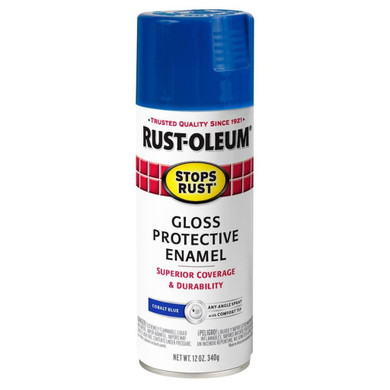 Rust-oleum Stops Rust Gloss Sail Blue Protective Enamel Spray Paint - 12 oz