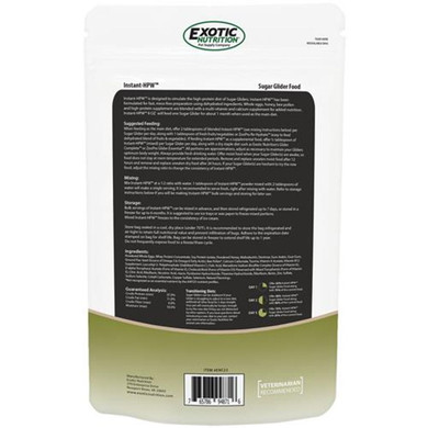 Exotic Nutrition Instant High Protein Glider Food - 8 oz