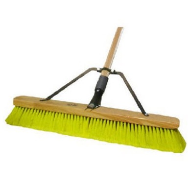 Quickie Jobsite Indoor & Outdoor Push Broom - 24"