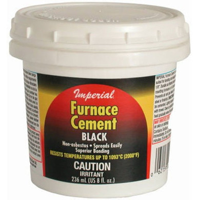 Imperial Black Furnace Cement - 8 Oz
