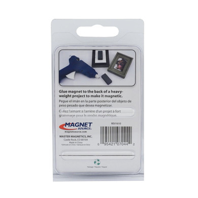 Magnet Source Ceramic Block Magnet - Gray - 2 pk