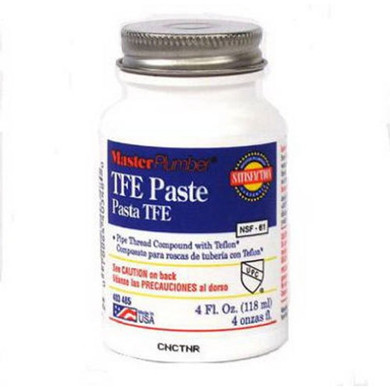Master Plumber Tfe Paste with Teflon - 4 oz