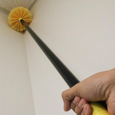 Ettore Professional Cobweb Duster with Extension Pole - 9'