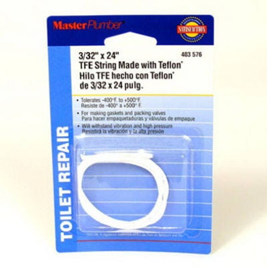 Master Plumber Tfe String with Teflon - 3/32" X 24"